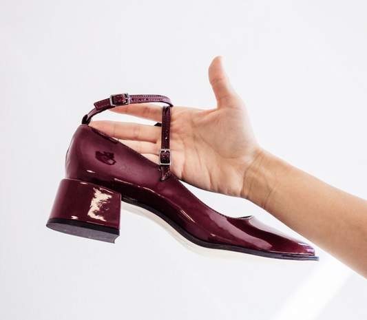 Mary Shoe Burgundy