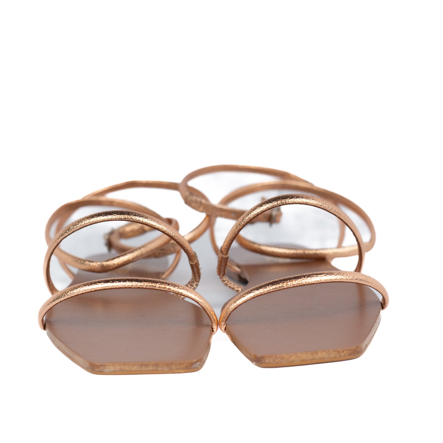 Lauren Flat Sandal Rose Gold