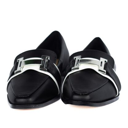 Jade Loafer Black and White