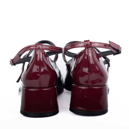 Mary Shoe Burgundy