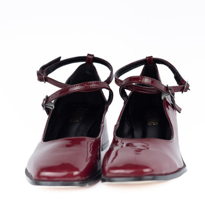 Mary Shoe Burgundy