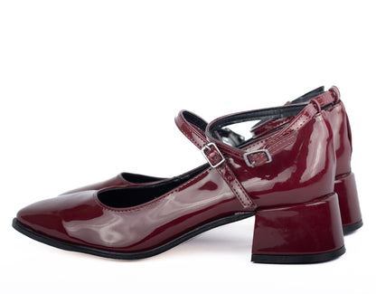 Mary Shoe Burgundy