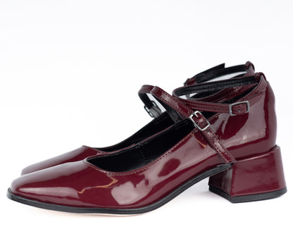 Mary Shoe Burgundy