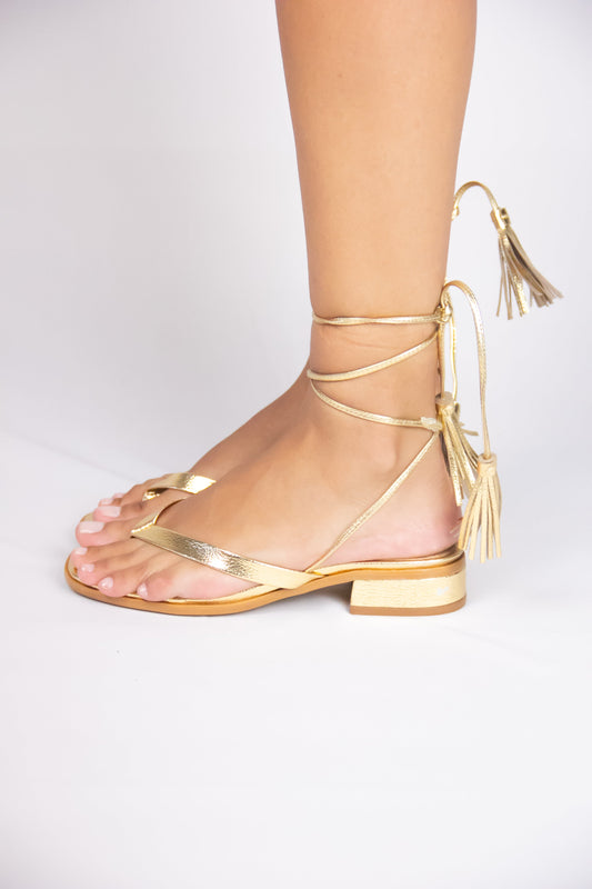 Julia Flat Sandal Golden