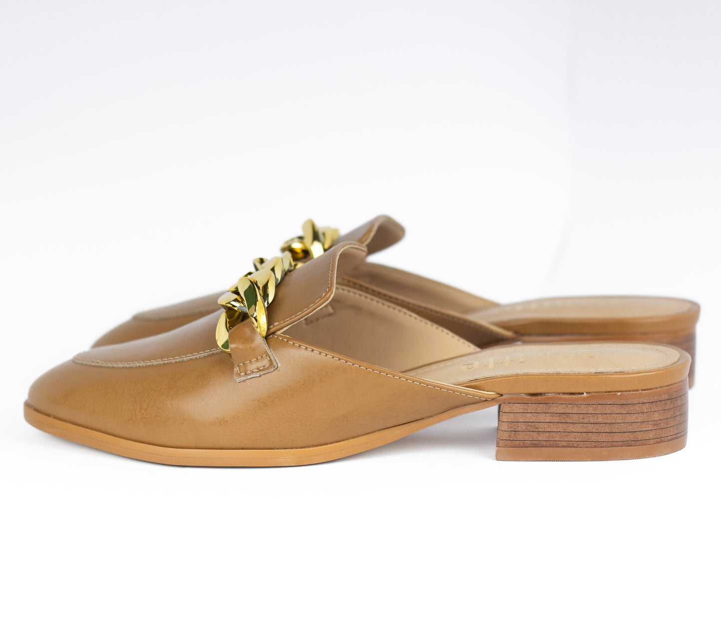 Sarah Mule Loafer Flat Pecan